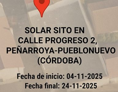 Subasta en Córdoba - Calle Progreso Peñarroya Córdoba